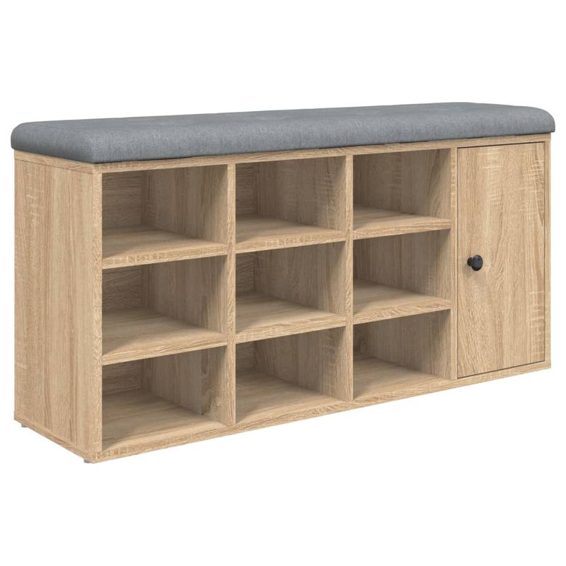 Casa si Gradina - Mobilier - Organizare si depozitare - Bancute - Banca pentru pantofi stejar sonoma 102x32x50 cm lemn prelucrat - Infinity.ro