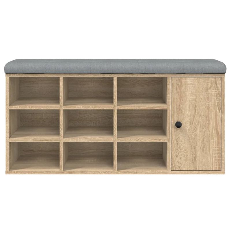 Casa si Gradina - Mobilier - Organizare si depozitare - Bancute - Banca pentru pantofi stejar sonoma 102x32x50 cm lemn prelucrat - Infinity.ro