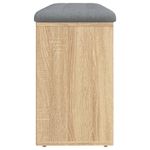 Casa si Gradina - Mobilier - Organizare si depozitare - Bancute - Banca pentru pantofi stejar sonoma 102x32x50 cm lemn prelucrat - Infinity.ro