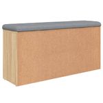 Casa si Gradina - Mobilier - Organizare si depozitare - Bancute - Banca pentru pantofi stejar sonoma 102x32x50 cm lemn prelucrat - Infinity.ro