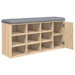 Casa si Gradina - Mobilier - Organizare si depozitare - Bancute - Banca pentru pantofi stejar sonoma 102x32x50 cm lemn prelucrat - Infinity.ro