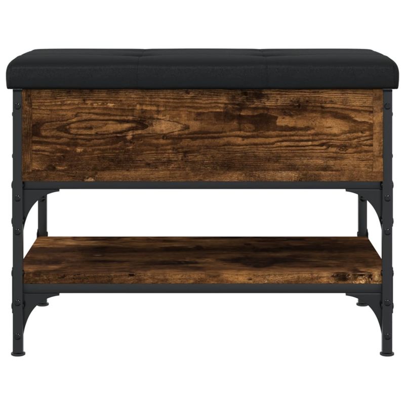 Casa si Gradina - Mobilier - Canapele si coltare - Banchete - Banca de pantofi, stejar fumuriu, 62x42x45 cm, lemn prelucrat - Infinity.ro