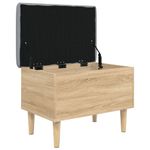 Casa si Gradina - Mobilier - Canapele si coltare - Banchete - Banca de depozitare, stejar sonoma, 62x42x46 cm, lemn prelucrat - Infinity.ro