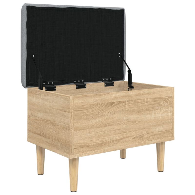Casa si Gradina - Mobilier - Canapele si coltare - Banchete - Banca de depozitare, stejar sonoma, 62x42x46 cm, lemn prelucrat - Infinity.ro