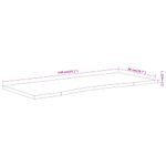 Casa si Gradina - Constructii - Lemn constructii - Placi lemn - Blat de birou 140x50x2,5 cm dreptunghiular lemn masiv de acacia - Infinity.ro