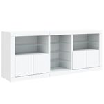 Casa si Gradina - Mobilier - Comode si corpuri - Comode - Servanta cu lumini LED, alb, 162x37x67 cm - Infinity.ro