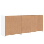 Casa si Gradina - Mobilier - Comode si corpuri - Comode - Servanta cu lumini LED, alb, 162x37x67 cm - Infinity.ro
