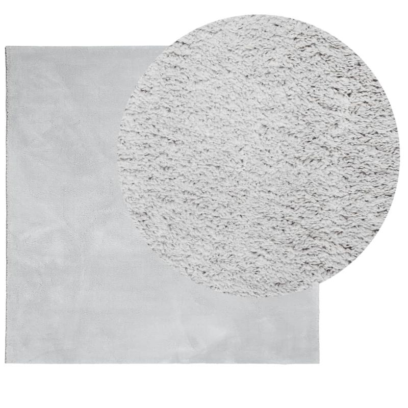 Casa si Gradina - Textile si covoare - Covoare - Covoare casa - Covor HUARTE, fir scurt, moale si lavabil, gri, 240x240 cm - Infinity.ro