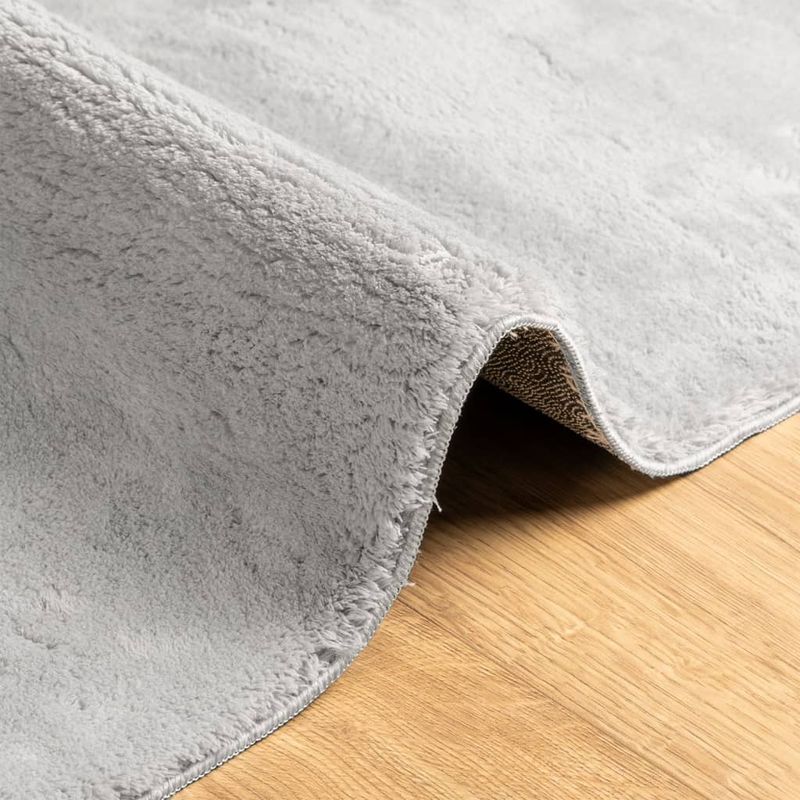 Casa si Gradina - Textile si covoare - Covoare - Covoare casa - Covor HUARTE, fir scurt, moale si lavabil, gri, 240x240 cm - Infinity.ro