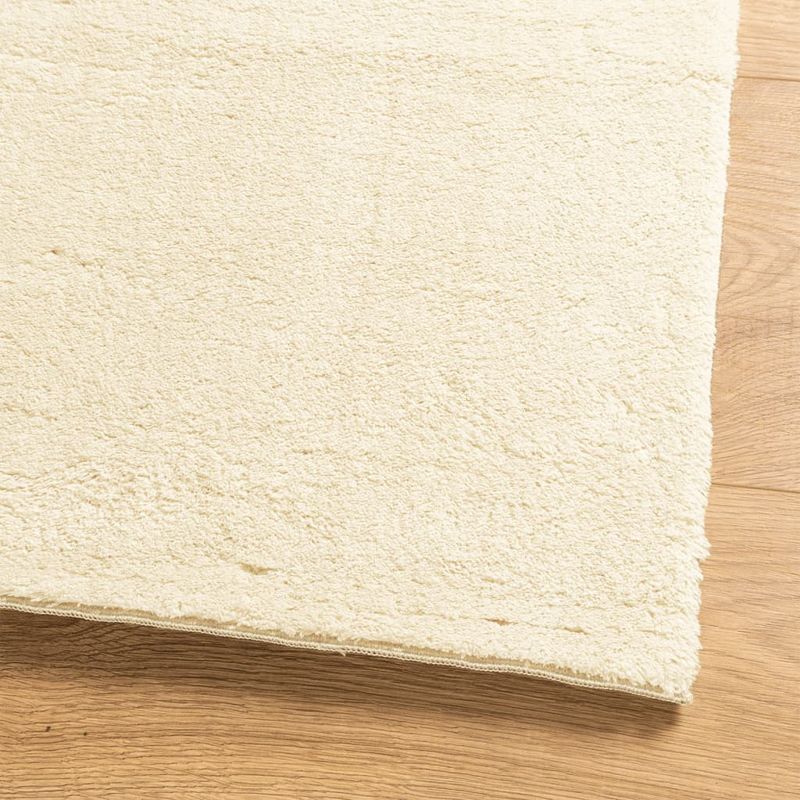 Casa si Gradina - Textile si covoare - Covoare - Covoare casa - Covor HUARTE, fir scurt, moale si lavabil, crem, 120x120 cm - Infinity.ro