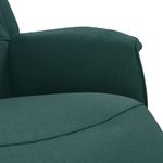 Casa si Gradina - Mobilier - Scaune si fotolii - Fotolii - Fotoliu rabatabil cu suport de picioare, verde inchis, textil - Infinity.ro