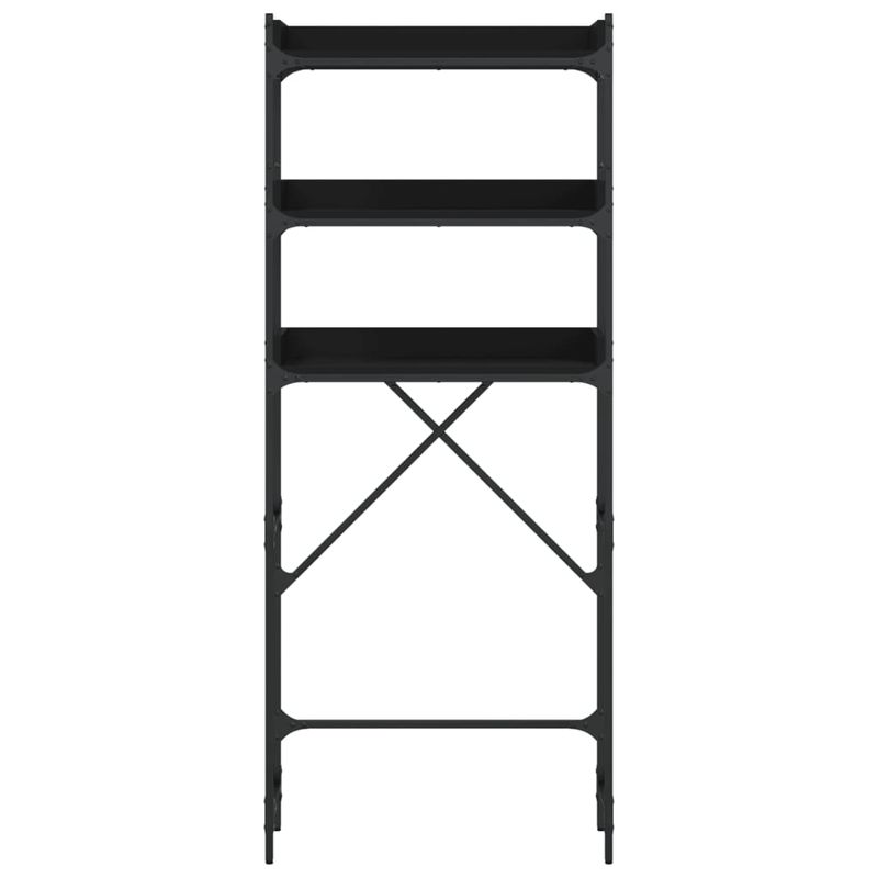 Casa si Gradina - Mobilier - Dulapuri si sifoniere - Dulapuri - Dulap masina de spalat, negru, 67x25x163 cm lemn prelucrat - Infinity.ro