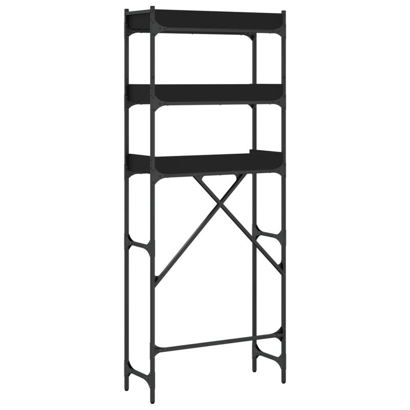 Casa si Gradina - Mobilier - Dulapuri si sifoniere - Dulapuri - Dulap masina de spalat, negru, 67x25x163 cm lemn prelucrat - Infinity.ro