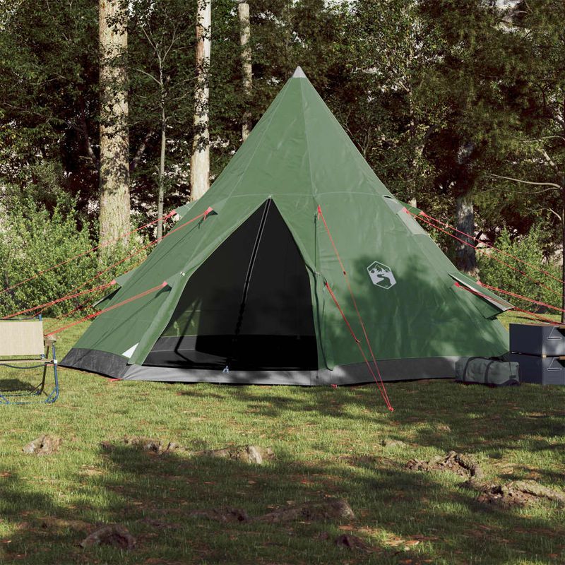Sport si Outdoor - Camping - Corturi camping - Cort de camping pentru 4 persoane, verde, impermeabil - Infinity.ro