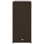 Casa si Gradina - Gradina si terasa - Mobilier exterior - Dulapuri si lazi depozitare exterior - Dulap depozitare de gradina, maro, 105x55x113 cm, poliratan - Infinity.ro