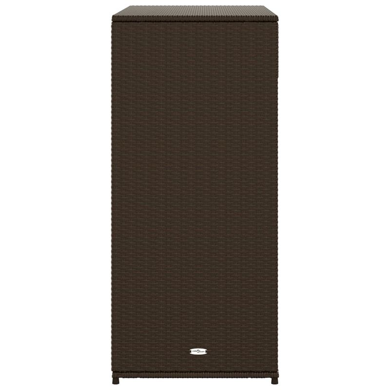 Casa si Gradina - Gradina si terasa - Mobilier exterior - Dulapuri si lazi depozitare exterior - Dulap depozitare de gradina, maro, 105x55x113 cm, poliratan - Infinity.ro
