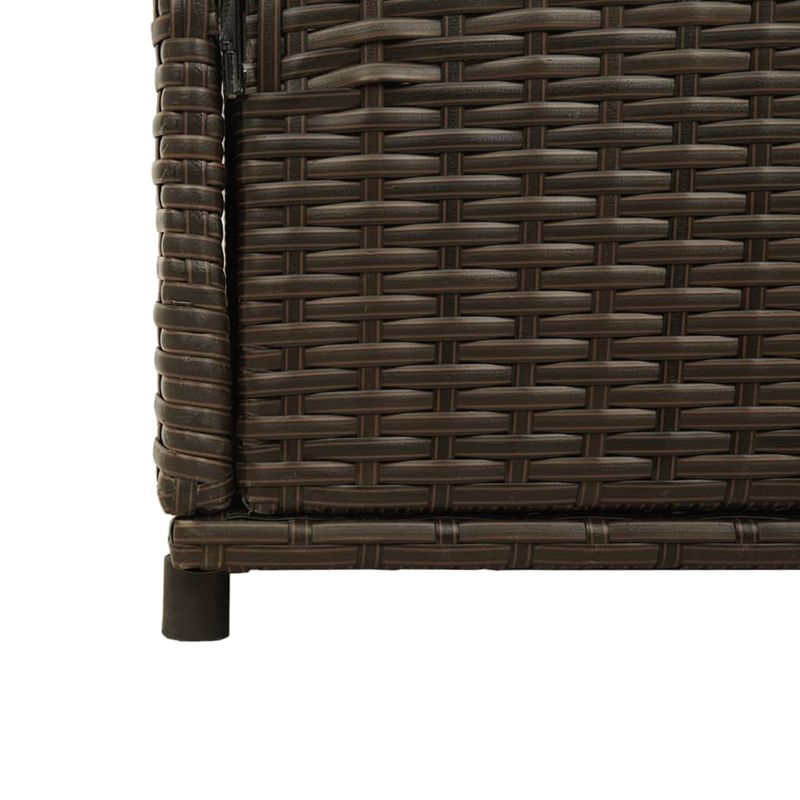 Casa si Gradina - Gradina si terasa - Mobilier exterior - Dulapuri si lazi depozitare exterior - Dulap depozitare de gradina, maro, 105x55x113 cm, poliratan - Infinity.ro