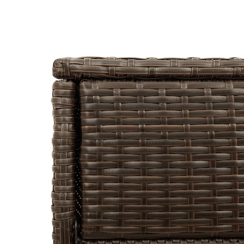 Casa si Gradina - Gradina si terasa - Mobilier exterior - Dulapuri si lazi depozitare exterior - Dulap depozitare de gradina, maro, 105x55x113 cm, poliratan - Infinity.ro
