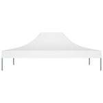 Casa si Gradina - Gradina si terasa - Umbrele si pavilioane - Pavilioane - Acoperis cort de petrecere, alb, 4 x 3 m, 270 g/m² - Infinity.ro