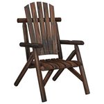 Casa si Gradina - Gradina si terasa - Mobilier exterior - Canapele si fotolii gradina - Scaun de gradina, 68x86x103 cm, lemn masiv de molid, maro închis - Infinity.ro