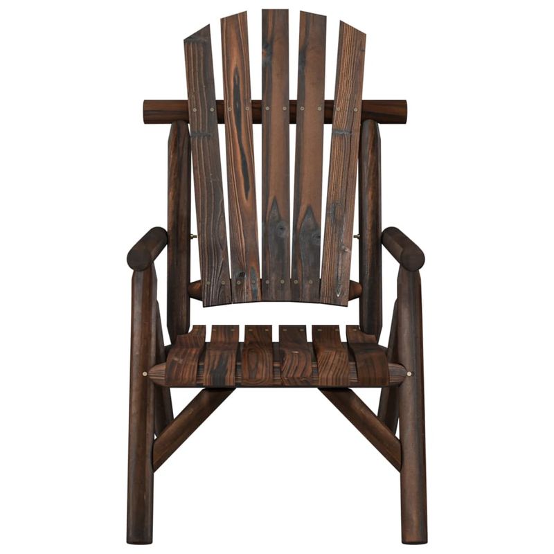 Casa si Gradina - Gradina si terasa - Mobilier exterior - Canapele si fotolii gradina - Scaun de gradina, 68x86x103 cm, lemn masiv de molid, maro închis - Infinity.ro