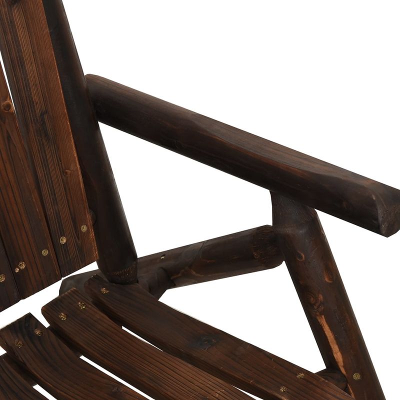 Casa si Gradina - Gradina si terasa - Mobilier exterior - Canapele si fotolii gradina - Scaun de gradina, 68x86x103 cm, lemn masiv de molid, maro închis - Infinity.ro