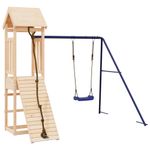 Jucarii, Copii si Bebe - Jucarii si jocuri - Jucarii de exterior - Spatii de joaca si accesorii - Set de joaca pentru exterior, lemn masiv de pin - Infinity.ro