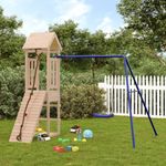 Jucarii, Copii si Bebe - Jucarii si jocuri - Jucarii de exterior - Spatii de joaca si accesorii - Set de joaca pentru exterior, lemn masiv de pin - Infinity.ro