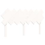Casa si Gradina - Mobilier - Paturi si accesorii - Paturi - Cadru de pat cu tablie single mic, alb, 140x200 cm, lemn masiv - Infinity.ro