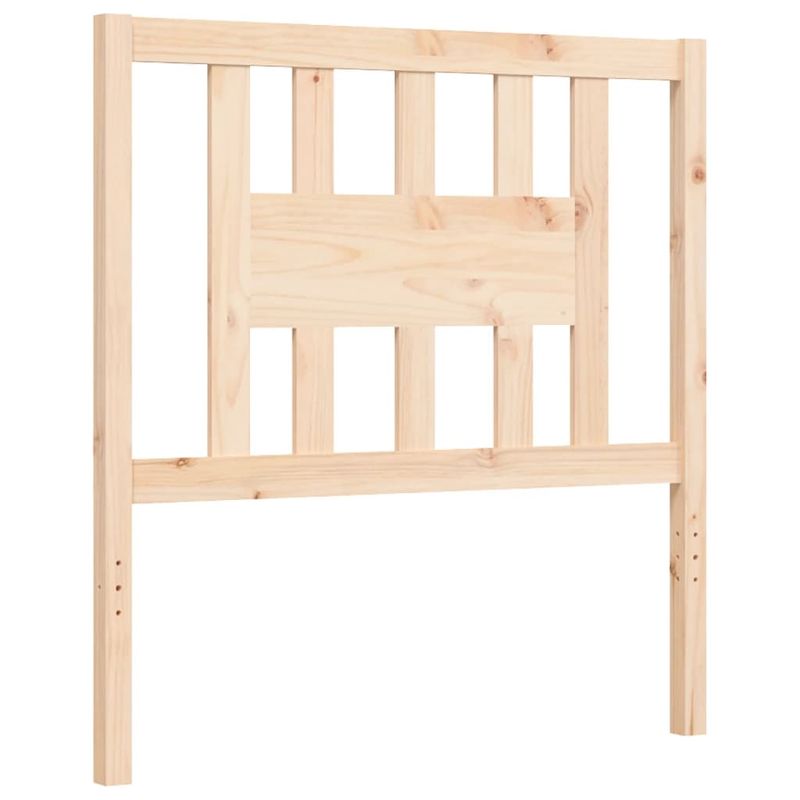 Casa si Gradina - Mobilier - Paturi si accesorii - Paturi - Cadru de pat cu tablie single mic, lemn masiv - Infinity.ro