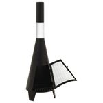 Casa si Gradina - Termice - Sobe, Seminee si accesorii - Seminee - Soba de gradina cu vatrai, 38x387x122 cm, otel - Infinity.ro