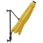 Casa si Gradina - Gradina si terasa - Umbrele si pavilioane - Umbrele - Umbrela de soare montata pe perete cu LED-uri , cu LED-uri, galben, 290 cm - Infinity.ro