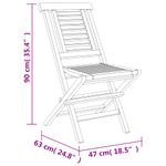 Casa si Gradina - Gradina si terasa - Mobilier exterior - Seturi mobila gradina - Set masa pentru gradina, lemn masiv de tec, 5 piese - Infinity.ro
