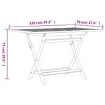 Casa si Gradina - Gradina si terasa - Mobilier exterior - Seturi mobila gradina - Set masa pentru gradina, lemn masiv de tec, 5 piese - Infinity.ro
