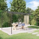 Casa si Gradina - Gradina si terasa - Umbrele si pavilioane - Pavilioane - Baldachin, antracit, 4x3 m, 180 g/m², material textil si otel - Infinity.ro