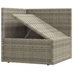Casa si Gradina - Gradina si terasa - Mobilier exterior - Seturi mobila gradina - Set mobilier de gradina cu perne, 5 piese, gri, poliratan - Infinity.ro