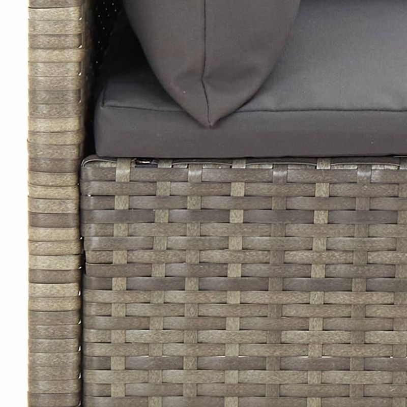 Casa si Gradina - Gradina si terasa - Mobilier exterior - Seturi mobila gradina - Set mobilier de gradina cu perne, 5 piese, gri, poliratan - Infinity.ro