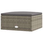 Casa si Gradina - Gradina si terasa - Mobilier exterior - Seturi mobila gradina - Set mobilier de gradina cu perne, 5 piese, gri, poliratan - Infinity.ro