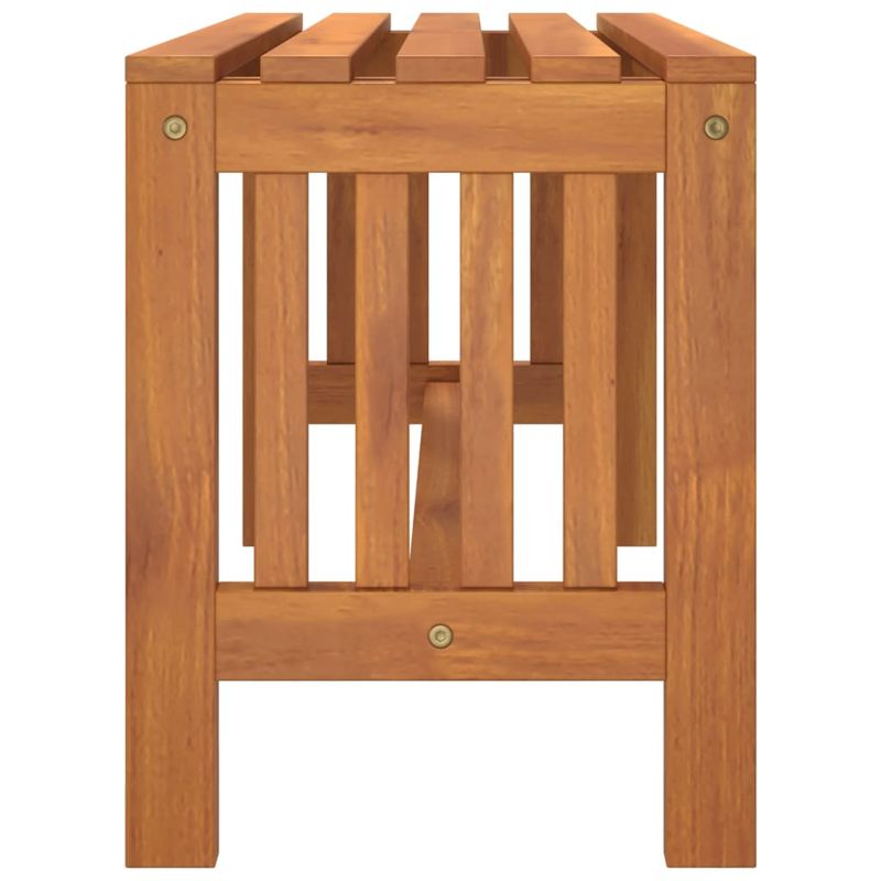 Casa si Gradina - Gradina si terasa - Mobilier exterior - Bancute de gradina - Banca de gradina, 80 cm, lemn masiv de eucalipt, mărime 80x35x45 cm - Infinity.ro