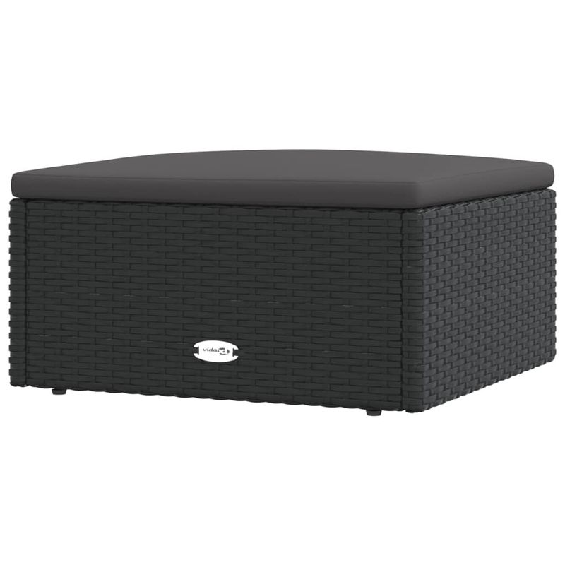Casa si Gradina - Gradina si terasa - Mobilier exterior - Seturi mobila gradina - Set mobilier de gradina cu perne, 9 piese, negru, poliratan - Infinity.ro