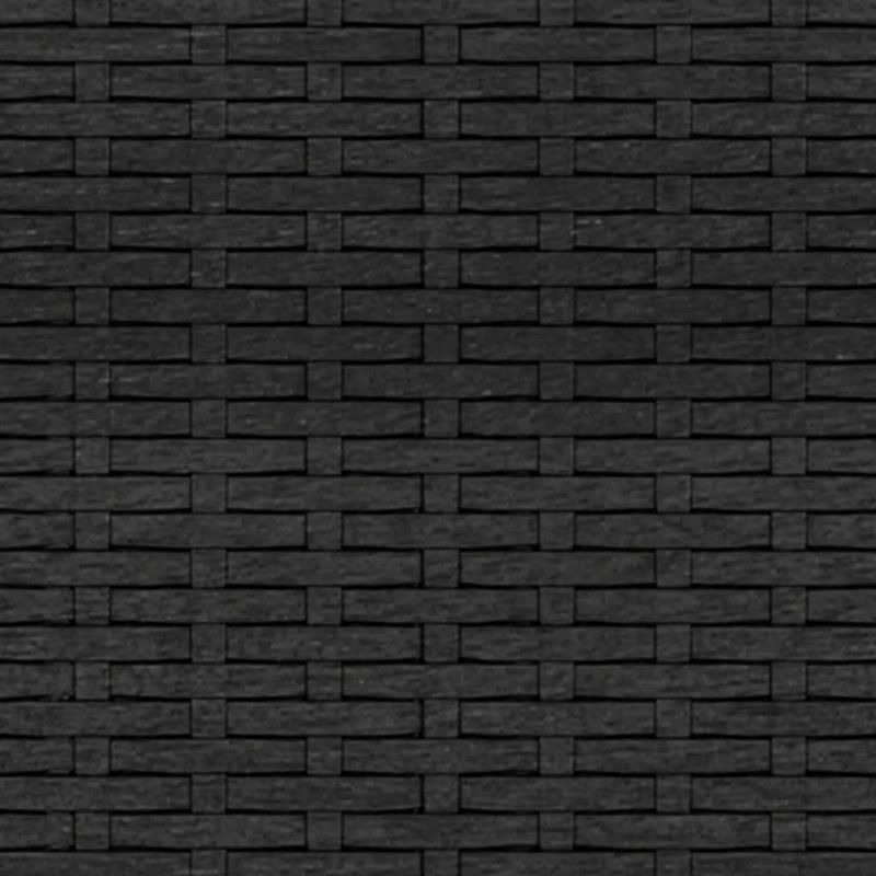 Casa si Gradina - Gradina si terasa - Mobilier exterior - Canapele si fotolii gradina - Canapele de mijloc de gradina cu perne 2 buc. negru poliratan - Infinity.ro
