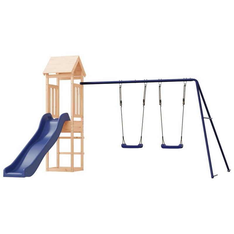 Jucarii, Copii si Bebe - Jucarii si jocuri - Jucarii de exterior - Spatii de joaca si accesorii - Set de joaca pentru exterior, lemn masiv de pin - Infinity.ro