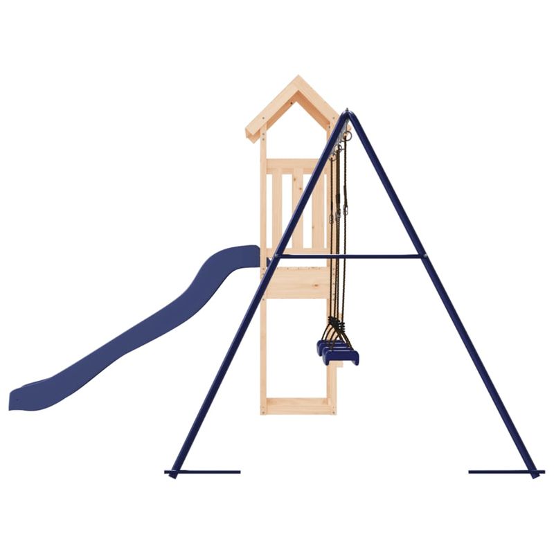 Jucarii, Copii si Bebe - Jucarii si jocuri - Jucarii de exterior - Spatii de joaca si accesorii - Set de joaca pentru exterior, lemn masiv de pin - Infinity.ro