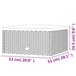 Casa si Gradina - Gradina si terasa - Mobilier exterior - Canapele si fotolii gradina - Canapea de colt cu perna de gradina, negru, poliratan - Infinity.ro