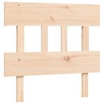 Casa si Gradina - Mobilier - Paturi si accesorii - Paturi - Cadru de pat cu tablie single mic, lemn masiv - Infinity.ro