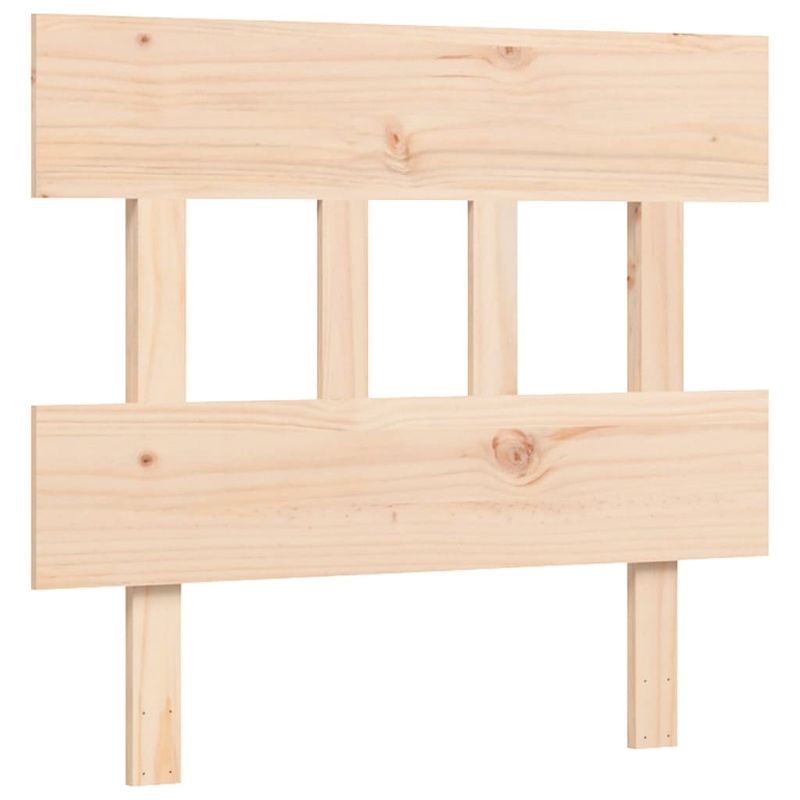 Casa si Gradina - Mobilier - Paturi si accesorii - Paturi - Cadru de pat cu tablie single mic, lemn masiv - Infinity.ro