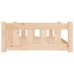 Petshop - Accesorii petshop - Culcusuri si custi - Culcusuri si saltele - Pat pentru caini, 95,5x65,5x28 cm, lemn masiv de pin - Infinity.ro