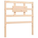 Casa si Gradina - Mobilier - Paturi si accesorii - Paturi - Cadru de pat cu tablie single mic, lemn masiv - Infinity.ro