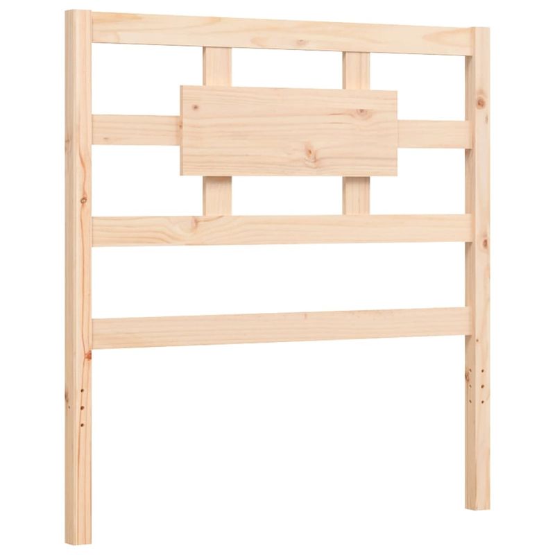 Casa si Gradina - Mobilier - Paturi si accesorii - Paturi - Cadru de pat cu tablie single mic, lemn masiv - Infinity.ro