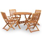 Casa si Gradina - Gradina si terasa - Mobilier exterior - Seturi mobila gradina - Set mobilier de gradina, 5 piese, lemn masiv de acacia - Infinity.ro